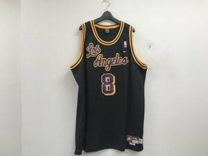 未使用★NBAナイキNIKE LAレイカーズ＃8コービー・ブライアントジャージー★LA LAKERSユニフォーム黒XXL★N2012