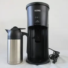 サーモス(THERMOS) 真空断熱ポット コーヒーメーカー 0.63L ブラック ECJ-700 BK 【PSEマークあり】 〈9900033〉 198