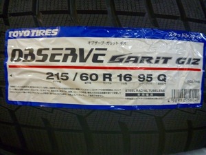 【送料無料】冬タイヤ2023年製 TOYO GARIT GIZ 215/60R16 ４本セット税込￥59,800-