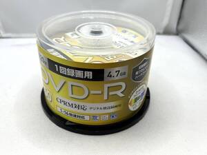 Z2715★山善 YAMAZEN DVD-R 49枚入り 1枚だけ使用 1回録画用 1-16倍速対応 120分 4.7 CPRM対応 インクジェットプリンタ対応 