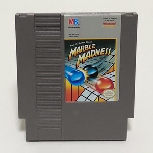 北米版 ファミコン NES マーブルマッドネス ソフトのみ 動作確認済み 開発レア社 NES Marble Madness Cart Only Tested Milton Bradley 