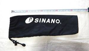 シナノ SINANO トレッキングポール用 収納袋 黒 ストック 杖 ハイキング 登山 バックカントリー 雪山 ブラックダイヤモンド