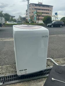 ○GW8924 SHARP シャープ 全自動電気洗濯機 7.0kg ES-GV7C-P 19年製○