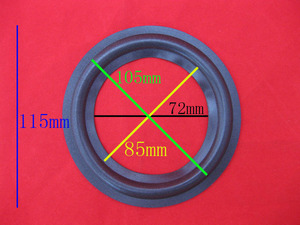 Clarion OD9 W-1215A 適合 ウレタン エッジ 1枚 寸法 115*105*85*72mm DIY チャレンジ SPエッジ交換 張替補修用