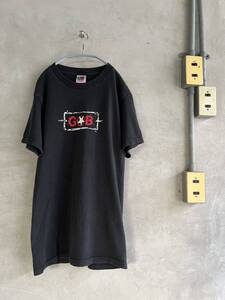 00s 2000s 年代 GOB パンク ロック バンド Tシャツ FRUITS OF THE LOOMフルーツオブザルーム 当時 ビンテージ 古着 半袖 プリント y2k ロゴ