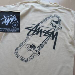 ★即決送込★00s STUSSY old oldstussy ステューシーオールド 半袖 T-shirs Tee Tシャツ M l xl 80s y2k skate surf スケートボード