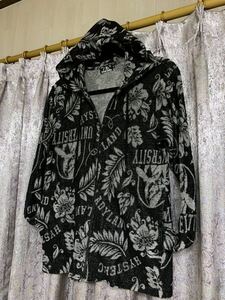 ヒステリックグラマー HYSTERIC GLAMOUR Hawaii パーカー Aloha ハワイ アロハ ハワイアン フラダンス カーディガン UNIVERSITY LADYLAND