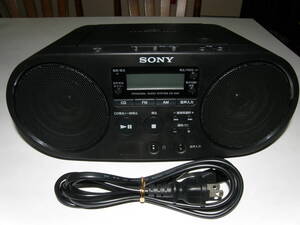 ◆SONY ZS-S40『CDラジオ』FM,AM◆受信好調/動作良好◆ACコード付属/綺麗かな◆ 