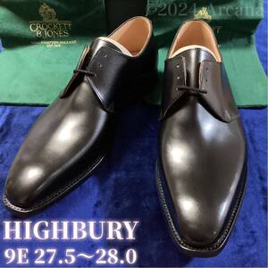 【新品・定価132,000円】CROCKETT&JONES(クロケット&ジョーンズ)＊HIGHBURY(ハイバリー)＊9E 27.5＊英国製＊007モデル＊ダニエル・クレイグ