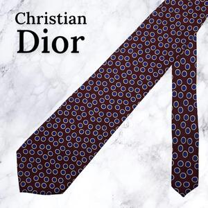 【極美品・送料無料】Christian Dior ディオール ネクタイ ドット柄