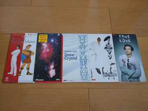 ●中古SCD●藤井フミヤ 8cmシングルCD5枚セット/Snow Crystal/タイムマシーン/Another Orion/TRUE LOVE/Go the Distance