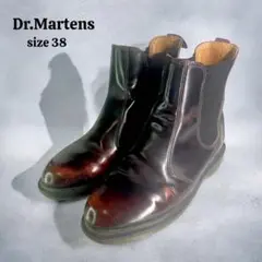 Dr.Martens ドクターマーチン　サイドゴアブーツ（38）FLORA 革靴