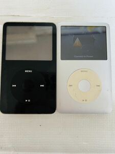 SB0275 Apple ipod Classic (2個セット)A1136 30GB A1238 160GB(ジャンク)