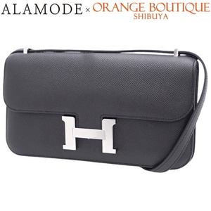 【新品】HERMES(エルメス) コンスタンス エラン ミロワール W刻印 ブラック黒 ヴォーエプソン シルバー金具 40802127769【アラモード】