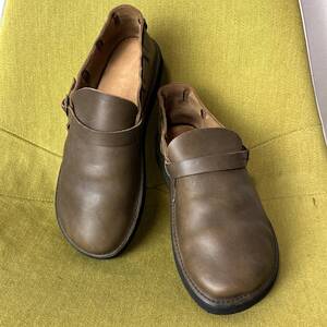 美品 AURORA SHOES オーロラシューズ Middle English ミドルイングリッシュ ♂ 7.0D USA製 25.0相当 レザーシューズ メンズ