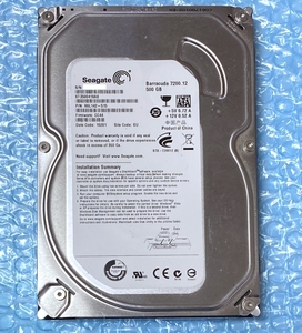 ... Seagate 3.5インチ SATA HDD ST3500418AS 500GB 動作確認済 | SerialATA