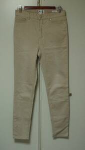 ◆◇中古◇◆　BAYFLOW DENIM ベージュ　スリムスキニーパンツ　26　ベイフロー　スキニーパンツ　ストレッチパンツ