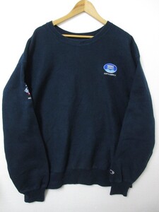 00’ Champion チャンピオン リバース ウィーブ ビンテージ スウェット トレーナー ネイビー 濃紺 大きいサイズ■L17623AWS19-180217-2484