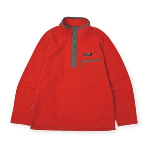 AIGLE エーグル POLARTEC プルオーバー ハーフボタン フリースジャケット サイズ XS /オレンジ/メンズ/アウトドア/日本製