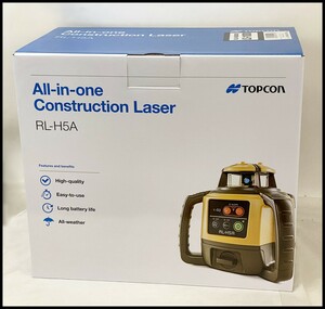 未使用 トプコン ローテーティングレーザー RL-H5A DB + 受光器 LS-100D タジマ RL-H5ADB TOPCON 領収書可