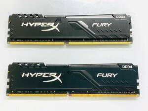 ☆【2個まとめ売り】Kingston FURY HYPERX DDR4 16gb PC用メモリ☆未使用品/Z596