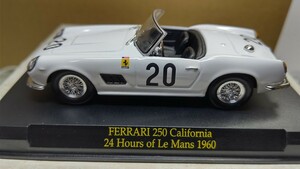 スケール 1/43 FERRARI 250 ！ California 24 Hours of Le Mans 1960 フェラーリ！ 世界の名車シリーズ！