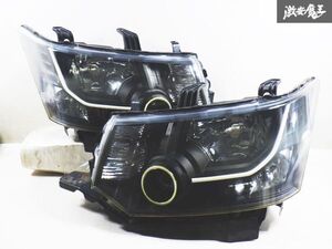 【売り切り イカリング】 三菱純正加工 CV5W デリカ D5 D:5 インナーブラック HID へッドライト ヘッドランプ 左右 100-87918 棚