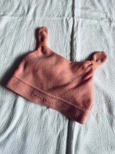 モンベル　ピンク　ウサミミ　キャップ　子供　新生児から2歳位まで　赤ちゃん　帽子