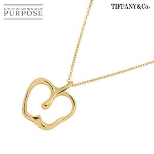 ティファニー TIFFANY&Co. アップル ネックレス 40cm K18 YG イエローゴールド 750 リンゴ Apple motif Necklace 90251275