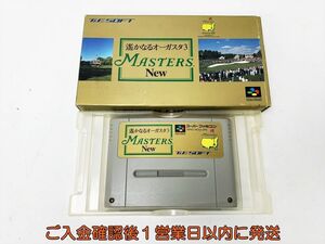 【1円】スーパーファミコン 遥かなるオーガスタ3 MASTERS New ゲームソフト 箱付き 未検品ジャンク SFC E08-217rm/F3