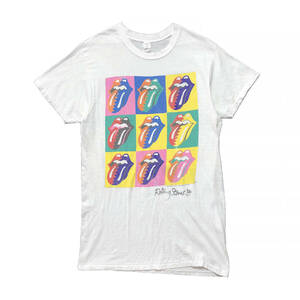 80S ヴィンテージ ローリングストーンズ 1989年 ロックTシャツ ツアーTシャツ メンズXL シングルステッチ The Rolling Stones 古着 BA2600