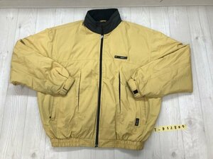 DESCENTE GOLF デサント メンズ 薄手 ジップジャケット L 黄色