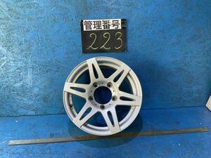 〈223〉ホイール1本　LIUFENG CV201 16インチ6J オフセット+20 PCD5H139.7 ハブ110mm ボルト穴13mm