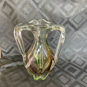 ロイヤルマルティグラス　ロイヤル　マルティグラス　花瓶　花器　フラワーベース　ガラス　昭和レトロ