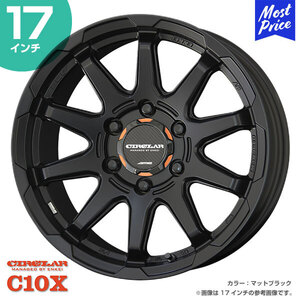 〔4本セット〕CIRCLAR サーキュラー C10X シーテンエックス 17インチ 8.0J 20 6-139.7 ホイール4本 AME 共豊 ハイラックス