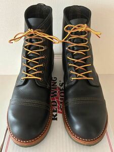 別注 レッドウィング 4331 US8 D アイアンレンジ グリーンソール ブラックハーネス redwing 26.0cm 8078 8083 8084 8111