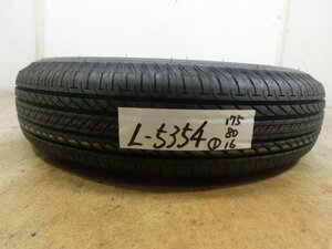 L-5354 ジムニー 新車外し 中古タイヤ ブリヂストン DUELER H/L 852 175/80R16 91S (1本)