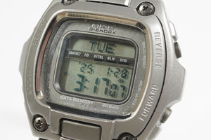 1円~【a385】実働　CASIO／カシオ　G-SHOCK　MR-G　MRG-210T　クオーツ　デジタル　メンズ　腕時計　電池交換済