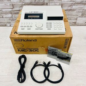 ☆美品・1円〜☆ Roland ローランド MC-300 MICRO COMPOSER マイクロコンポーザー MIDIシーケンサー フロッピーディスク 付属