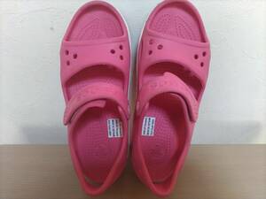 特価品★クロックス（CROCS）サンダル21cm（Size J3）ベルトサンダル★かかとにベルトで走りやすい