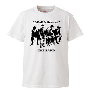 【XLサイズ 白Tシャツ】The Band ザ・バンド ボブディラン Bob dylan I Shall Be Released LP CD レコード EP 7inch バンドT