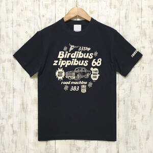 ■BIRDIBUS Tシャツ■XLサイズ（ネイビーxナチュラル）アメ車　アメリカ　ロードランナ－　モパ－ MOPAR ROADRUNNER PLYMOUTH