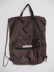 ●　adidas　アディダス　● 　2wayバッグ　■　ブラウン　(40605)