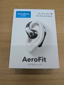 【c140】【未開封】 オープンイヤー型ワイヤレスイヤホン Soundcore AeroFit A3872N11 ブラック