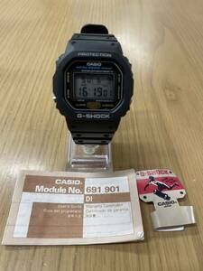  【J86】稼働 極美品 CASIO カシオ G-SHOCK DW-5600-9V スピード モデル M901 200M表記 スクリューバック レストア品 