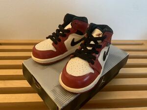 新品　2003年　ナイキ　ベビージョーダン１　シカゴ　11.0cm nike baby jordan1 デッドストック　ヴィンテージ 