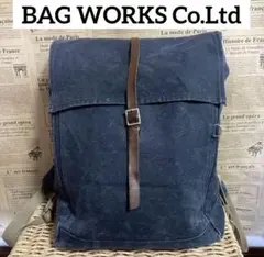 日本製BAG WORKS Co.Ltd中川政七商店キャンバスリュック バッグ 黒