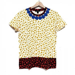 ルイヴィトン LOUIS VUITTON 半袖Tシャツ サイズM RW122J F2TS21 JGC - 白×イエロー×マルチ レディース 美品 トップス