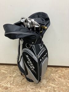 LYNX SILVER CAT リンクス シルバーキャット 5.6.7.8.9.A.S.P アイアン E.G.L FULL LINE PUTTER パター セット キャディバッグ付 中古