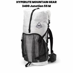 HYPERLITE MOUNTAIN GEAR ハイパーライトマウンテンギア 3400 Junction 55 M 未使用品 ULキャンプ ザック バックパック ウルトラライト